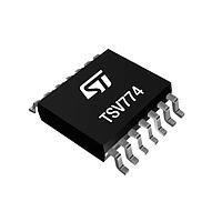 STMicroelectronics TSV774IYPT Operational Amplifiers High bandwidth (20 MHz) low offset (200 uV) rail-to-rail 5 V op amp