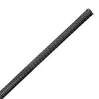 HellermannTyton 170-03225 Spiral Wraps, Sleeves, Tubing & Conduit Braided Sleeving, Expandable, 0.38" Dia, PET, Black, 500 ft/bulk reel