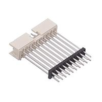 Amphenol FCI 98426-T13-10-222LF Headers Minitek 2.00mm, Board to Board, Shrouded Vertical Stacking Header, Through Hole, Double Row, 20 Positions, 2.00mm (0.079in) Pitch.