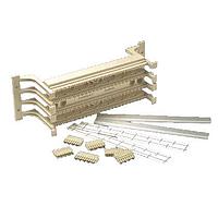 Panduit FRT12X4W6LBL Wire Ducting & Raceways Fitting, Horz Tee with 6" x 4" Exit, 12"