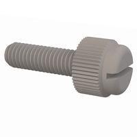 Essentra Components 091032062TEG Knurled Screw Slotted Thumb Screw, #10-32 Thread, 5/8 Lg