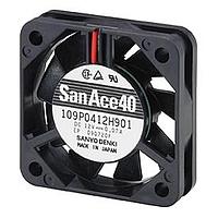 Sanyo Denki 109P0424H902 Axial DC Axial Fan, 40x40x10mm, 24VDC