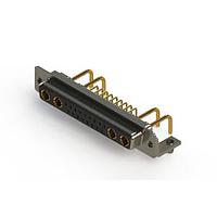 EDAC 630-21W4250-1T3 Mixed Contact D-Sub Connectors Right-angle Power Combo D-Sub Connector