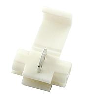 KS Terminals 878101-WHITE Butt Splice Quick Splice Connectors, 18-14 AWG