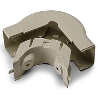 HellermannTyton TSRP2I-29-1 Wire Ducting & Raceways External Corner Cover, 1-1/4", 1" Bend Radius, PVC, Ivory, 1/bg