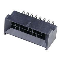 Molex 219637-1410 Headers Nano-Fit BMI Right-Angle Header Through Hole 2.50P 2R 10 CKT 0.76um Au BLK