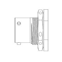 DEUTSCH - TE Connectivity DL64H-16-24PN-829 Circular MIL Spec Connector HERM RECP