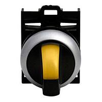 Eaton M22-WLKV-Y Knob, Two Position ILL V-POS MTN SEL SWTCH SIL-BZL YEL