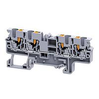 Altech CP4/4/O Multiple Connection Terminal Block DIN Term Blk Push-In 4 Conn