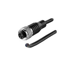 Same Sky (formerly CUI Devices) CDM1229-08A-01FST-1M-67 Sensor Cables / Actuator Cables M12 Female Molded  Cable, Straight, UnShielded?A-Coding 8PIN , Cable Jaket PVC 1.0M, Screw M12X1.0