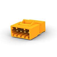 AMP Connectors - TE Connectivity 3-647476-4 Plug Housing 04P MTA156 PSTD CONN 18AWG LF