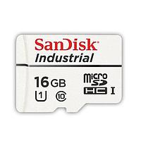 SanDisk SDSDQAF4-016G-I MicroSD Cards 16GB 2.7-3.6V 3D microSD Industrial, -25C to 85C