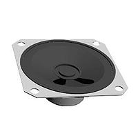 Same Sky (formerly CUI Devices) GA0506 Electromagnetic speaker, 50 mm round, paper, alnico, 0.25 W, 8 ohm, 430 Hz, solder eyelets