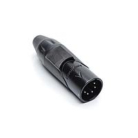 Amphenol Audio AX5MB0M Connectors 5P PIN M PLUG BLK W BLK MRK SLEEVE