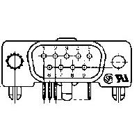 AMP Connectors - TE Connectivity 745001-2 Plug HDJ-20 9P PLUG