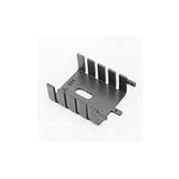 Wakefield Thermal 286DBE Component Vertical Mount Heat Sink for TO-220, 25.4x12.7x24.1mm, Aluminum, Black Anodized