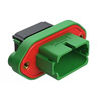 Amphenol SINE Systems AT16-18PC-PM11 18-Way 18 Position Panel Mo acle, Keyed C, Green