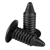 Essentra Components 27RT250800 Push-In Pawl Lock, .250 Hole, .150-.535 Panel Thk