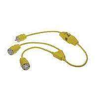 Molex 1301540065 Cable Connectors MOLDED Y-SPLICE 3' 12-3 GFCI (1)2647&(2)