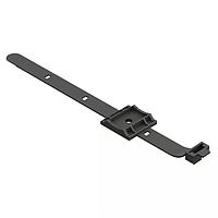 Essentra Components UMS-32-45A-RT Cable Mounting & Accessories Strap,Adj,Adh Mnt,Blk,2 in Max Hold
