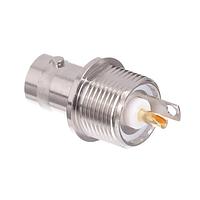 Radiall R141572000 Panel Receptacles BNC/INSULATED BULKHEAD JACK RECEPTACLE FR. MOUNT. WITH SOLDER POT CONTACT + TAG