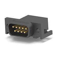 AMP Connectors - TE Connectivity 747467-1 Plug PLUG R/A 9 POS PLASTIC SHELL
