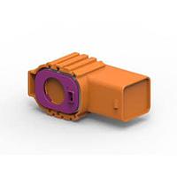 AMP Connectors - TE Connectivity 2137704-1 Housings HVP1100 1POS PLUG HSG ASSY SLD 90 DEG