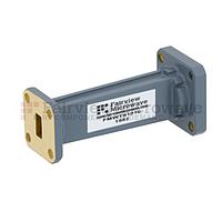 Fairview FMWTS1010 Waveguide Transition With WR-34 UG-1530/U Square Cover Flange to WR-28 UG-599/U Square Cover Flange in 2 Inch Length