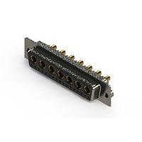 EDAC 628-24W7624-2NA Mixed Contact D-Sub Connectors Vertical Combo Dsub