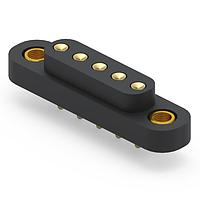 Mill-Max 858-10-005-10-012000 Spring-Loaded 4mm target Conn TH with inserts,no pins
