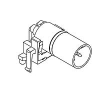 Amphenol LTW MSBS-05PMMR-EE0001 Circular Metric Connectors M Series Sensor Connector, M12, B Code, Plastic, 4A, 05 pins, Male Connector, Male Contact, DIP 90