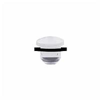 BIVAR PLW5-100-54 Rigid Light Pipes Light Pipe, Rigid, Panel Mount (Front), 5mm IP54, Low Profile Dome Lens, Round Face, .100 in.