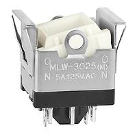 NKK Switches MLW3025/U Rocker Switches DPDT ON-(ON) SWITCH BODY ONLY