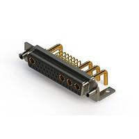 EDAC 630-36W4650-2NE Mixed Contact D-Sub Connectors Right-angle Power Combo D-Sub Connector
