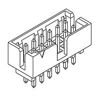 Molex 87831-5554 Shrouded MGrid HDR Shrd Vrt SlotCp.38AuLF 14Ckt