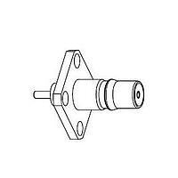 Amphenol RF 134103 Connectors 4HOLE FLG RCP EXT TEF/CONT