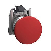 SCHNEIDER XB4BC42GEX Flush HAZ LOC PUSHBUTTON SWITCH, 24- 240 Vac/dc, CONTACTS 1 N.C., Red, -40 +70 , IP65