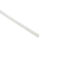 HellermannTyton FHA Grommet Strip Grommet, 0.02 - 0.05 " Panel Thickness, PA6, Natural, 82ft/pkg