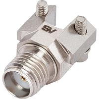 Amphenol SV Microwave SF2921-61560 PCB Connectors SMA F Solderless PCB Rdcd Fng Edge 2 Hol