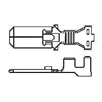 AMP Connectors - TE Connectivity 344069-1 Quick Connect .250"SPEC. F.TAB.PLT