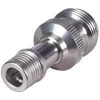 HUBER+SUHNER 33_QMA-N-50-1/133_NE RF Adapters - Between Series QMA plug(m) to N jack(f)