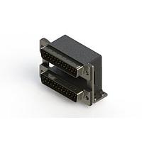 EDAC 661-025-664-05A Dual Port D-Sub Connectors Right-angle Dual Port D-Sub Connector