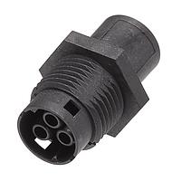 AMP Connectors - TE Connectivity 1-293606-1 Socket Housing 3P M-Line Skt HSG Panel Mount Unsealed