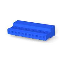 AMP Connectors - TE Connectivity 4-640442-1 Receptacle Assembly 11P C/E 26AWG W/O TAB W/BLUE STRIPE
