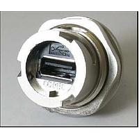 Amphenol CONEC 17-200601 USB Type A Connectors USB Receptacle Die Cast Bayonet