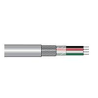 Alpha Wire 86218CY SL005 Multi-Conductor Cables 24 AWG 18 Conductor 600V Foil/Spiral PVC PVC, 100 ft Spool - Slate