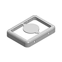 Masach Tech MS155-20F-NS EMI/RFI Shield Frame, Two-Piece 15.5 x 11.5 x 2.3mm Two-piece Drawn-Seamless RF Shield/EMI Shield FRAME (Nickel-Silver)