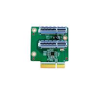 IEI Technology NWR2-L2S-N-R10 Modules Accessories PCIe x4 to two PCIe x2 riser card for NANO on the left side