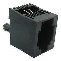 Stewart Connector SS-90000-005 Modular RJ11 jack  Vertical  4 Contact  6 Position  Unshielded