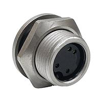 CONXALL SF4282-4SG-3ES Connector Assemblies Pnl Mnt 4 Fem Skts Sldr Sld w/Epoxy